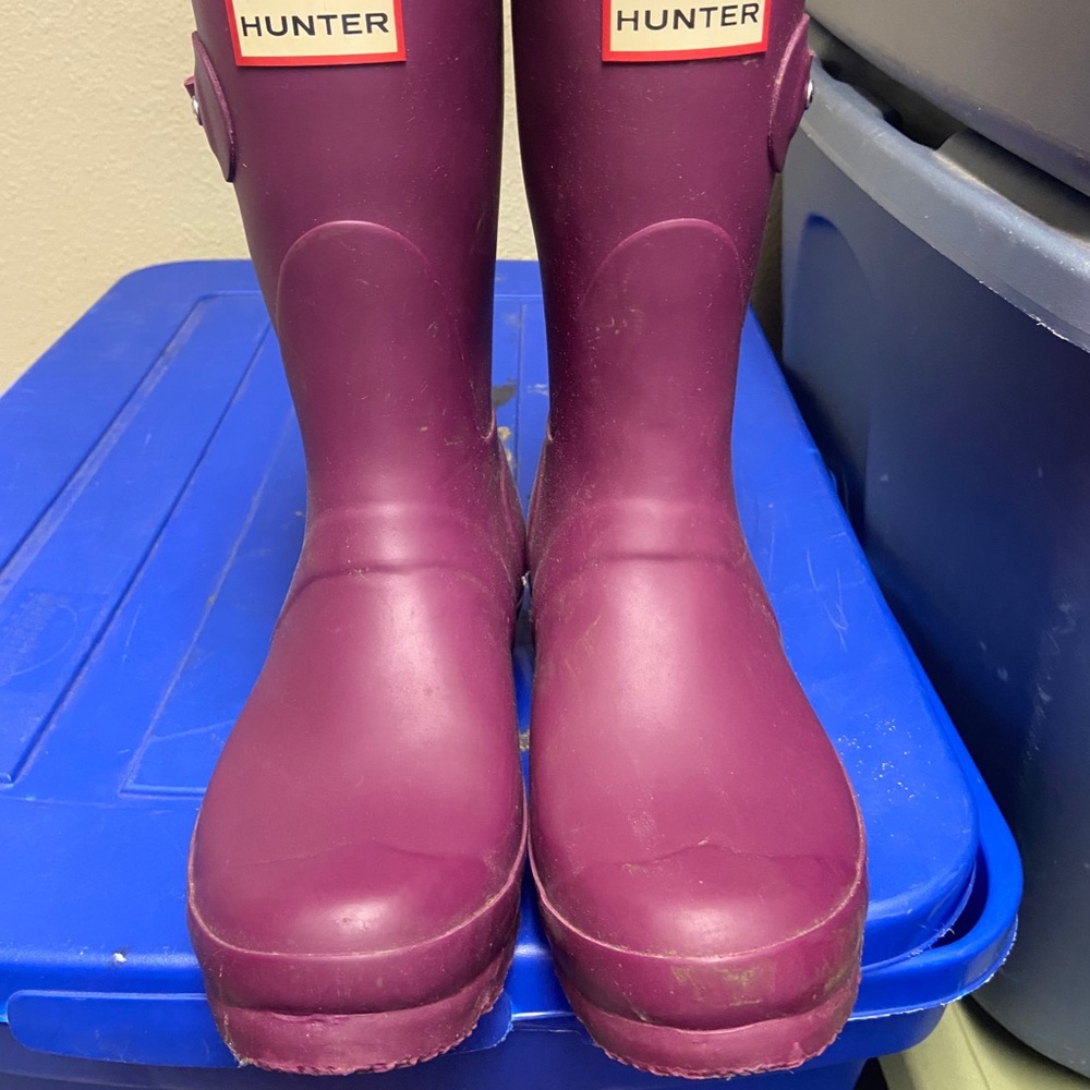 Hunter boots shortie size 7